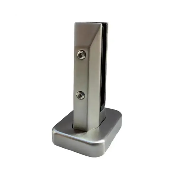 Hrdlo bezrámovej sklenenej zábradlia