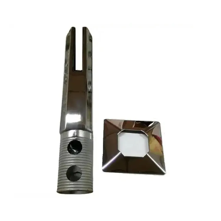 Hrdlo skleneného bazénového plotu